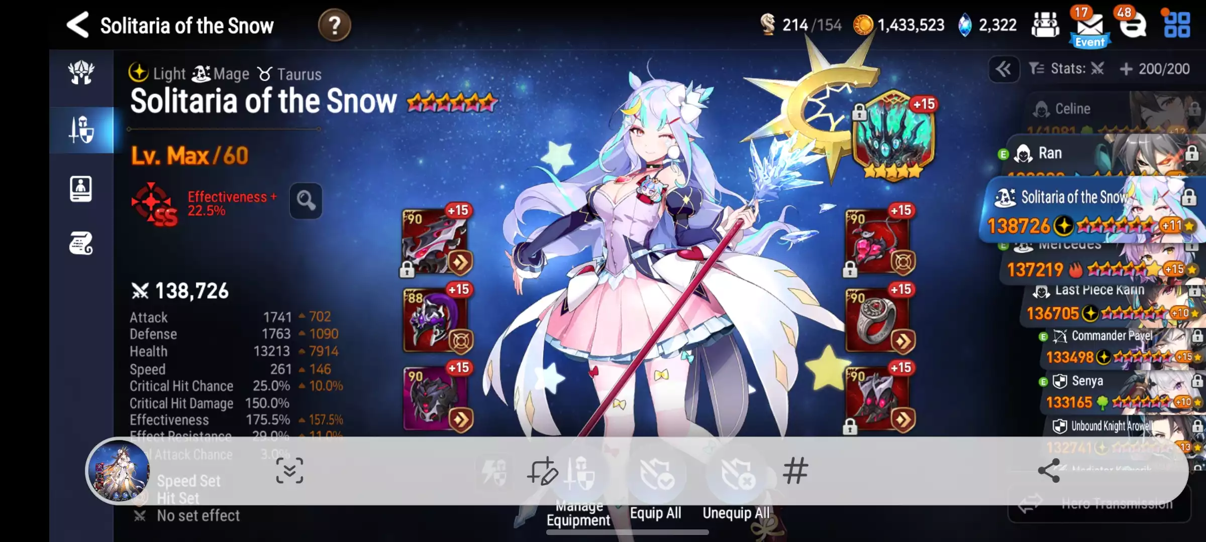 Ảnh Asia stove gmail 180 gear 90 Acc mid game 18ml không tính ainz 14/23 collab Chờ bride dragon senya ra mắt là hốt. Lá acc khá ít Nhiều skin rta có cả biseria mùa trước.